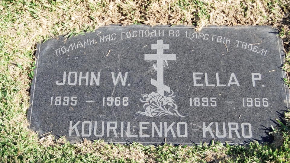 Grave/tombstone of KURO Ella P.