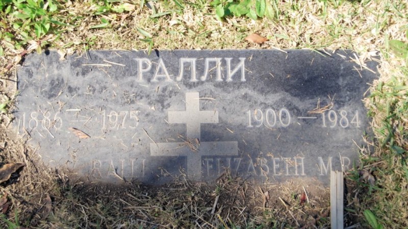 Grave/tombstone of RALLI 