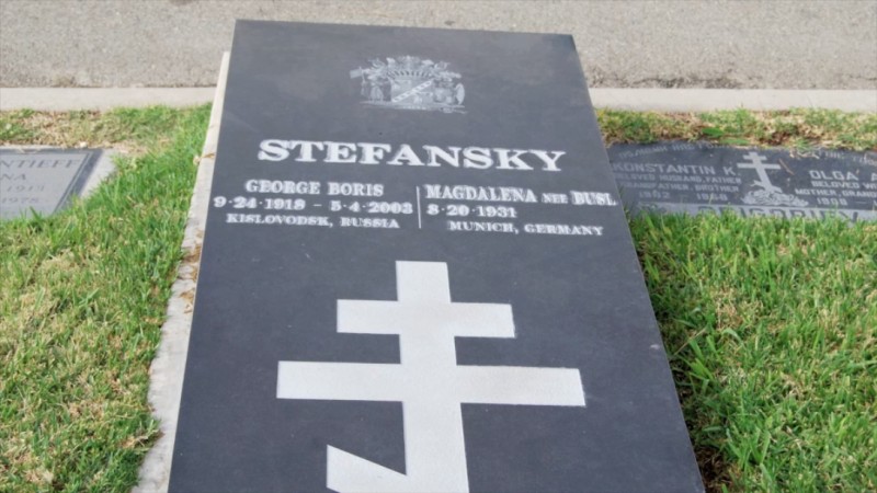 Grave/tombstone of STEFANSKY BUSL Magdalina