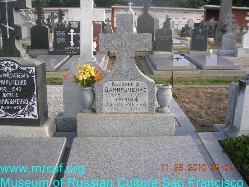 Grave/tombstone of DANILCHENKO Николай Ф.