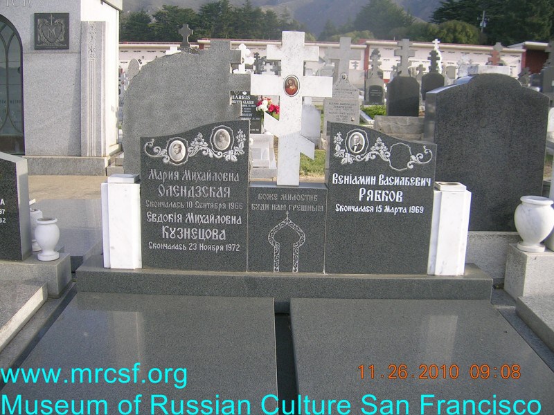 Grave/tombstone of OLENDSKY Мария Михайловна