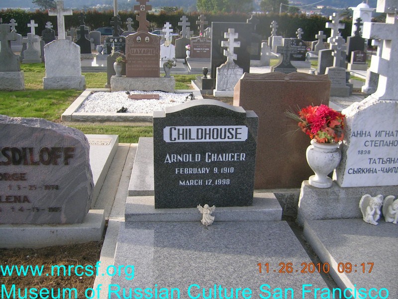 Могила/надгробие ЧАЙЛДХАУС Arnold Chaucer