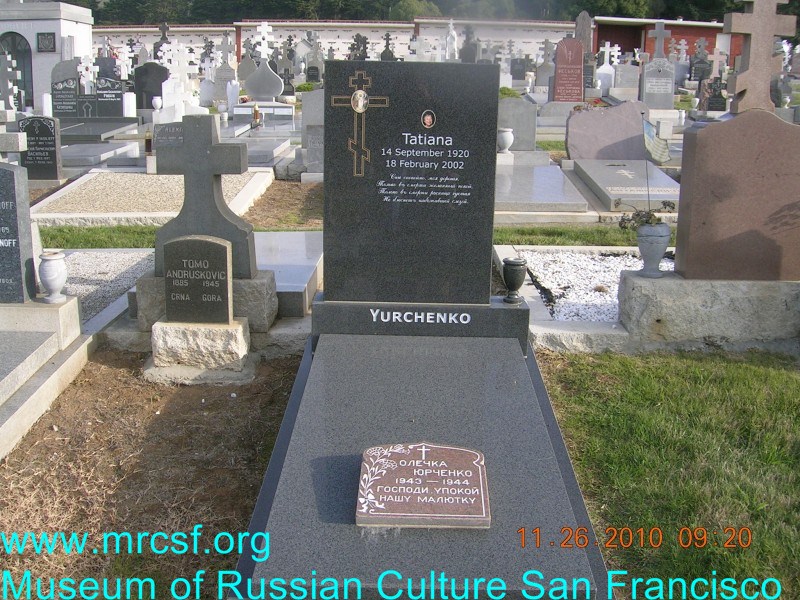 Grave/tombstone of YURCHENKO Tatiana