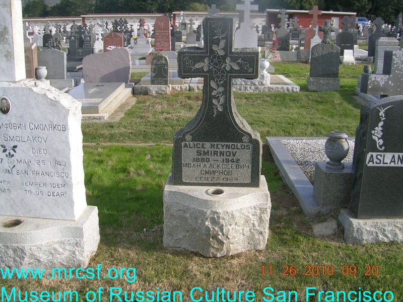 Grave/tombstone of SMIRNOFF Иван Алексеевич
