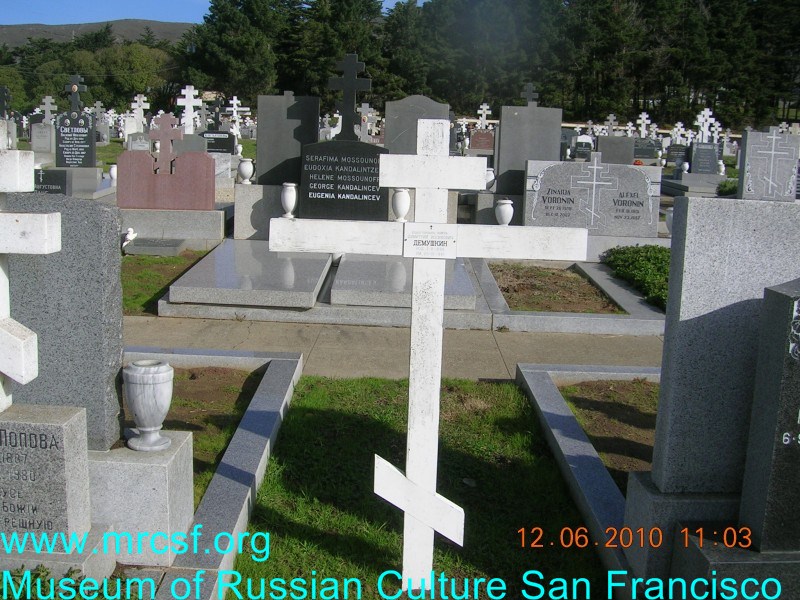 Могила/надгробие ДЕМУШКИН Димитрий Иосифович