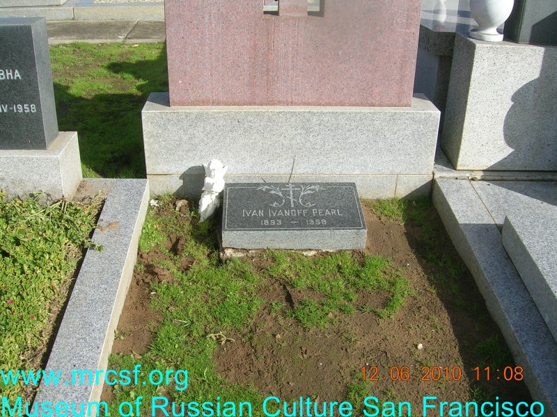 Grave/tombstone of IVANOFF – PEARL Иван.