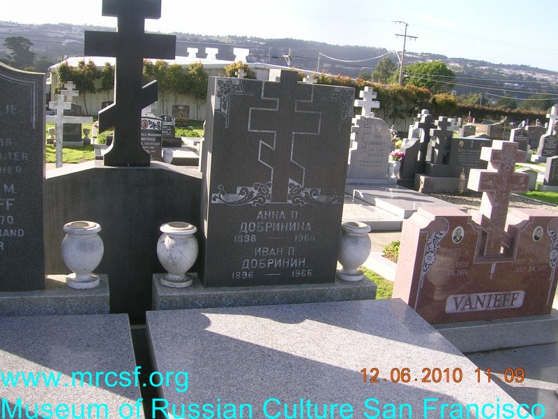 Grave/tombstone of DOBRININ Иван П.