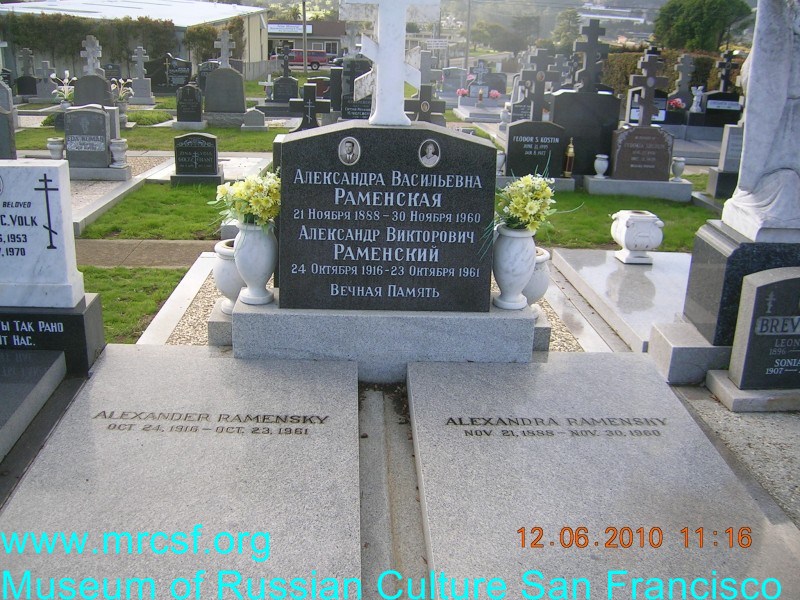 Grave/tombstone of RAMENSKY Александр Викторович