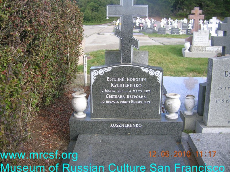 Могила/надгробие КУШНЕРЕНКО Светлана Петровна