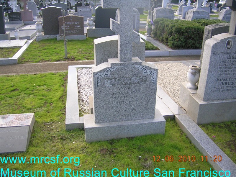 Grave/tombstone of LAGUNOFF Виктор Н.