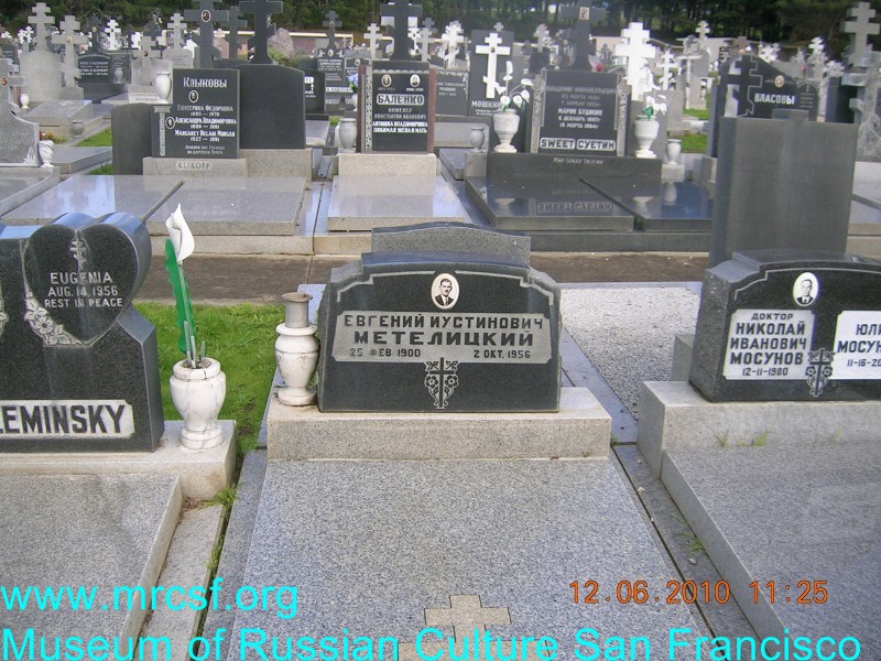 Grave/tombstone of METELITSKY Евгений Иустинович