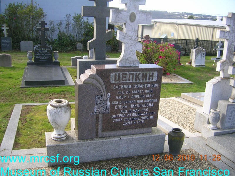 Grave/tombstone of TSEPKIN Елена Николаевна