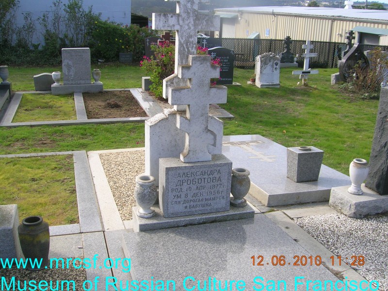 Могила/надгробие ДРОБОТОВА Александра