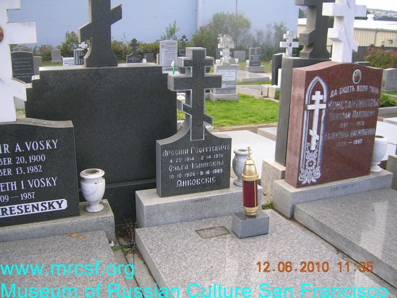 Могила/надгробие ЯНКОВСКИЙ Арсений Георгиевич