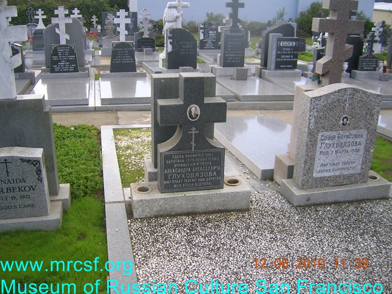 Grave/tombstone of GLUHOVIAZOV Александр Алексеевич