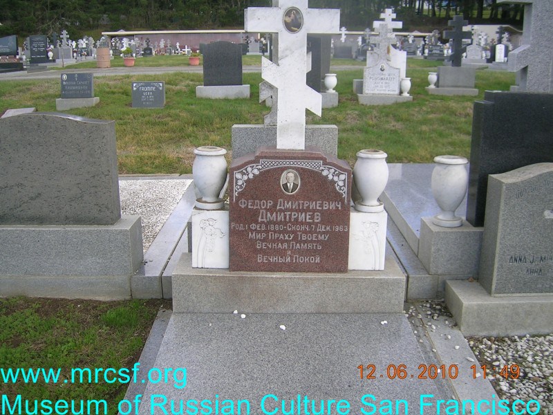 Grave/tombstone of DMITRIEW Федор Дмитриевич