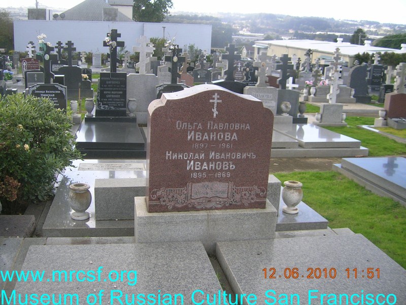 Могила/надгробие ИВАНОВ Николай Иванович