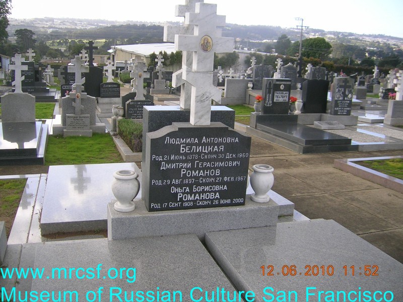 Grave/tombstone of BELITSKY Людмила Антоновна