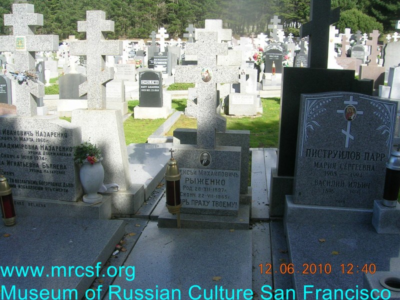 Могила/надгробие РЫЖЕНКО Алексей Михайлович