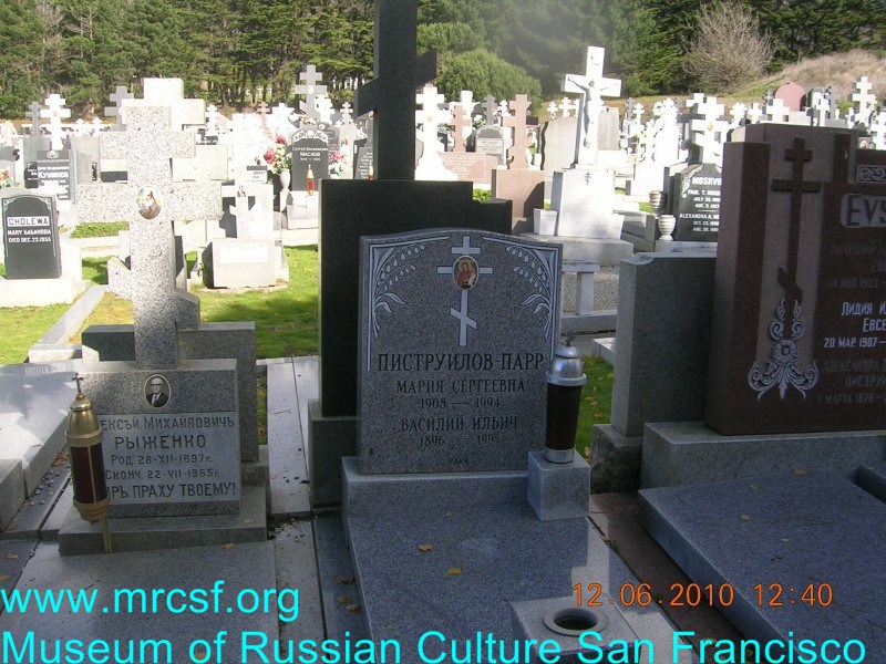 Grave/tombstone of PARR Мария Сергеевна
