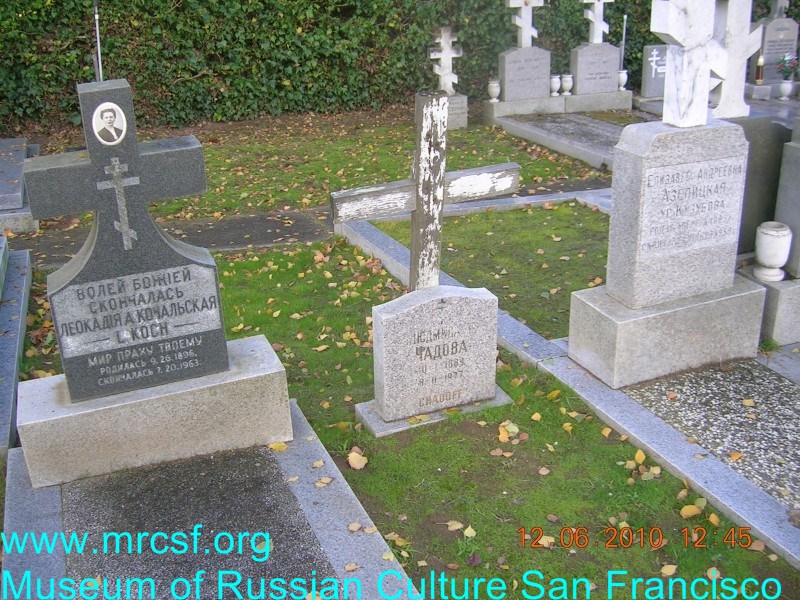 Могила/надгробие ЧАДОВА Людмила М.