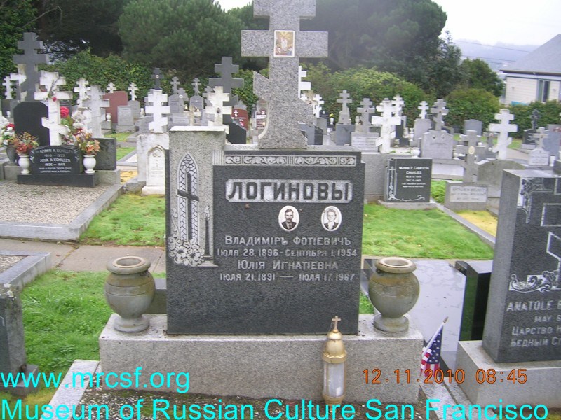 Могила/надгробие ЛОГИНОВ Владимир Фотиевич