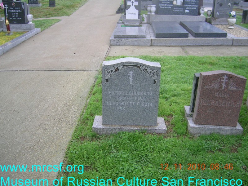 Grave/tombstone of CHUDAKOV Виктор И.