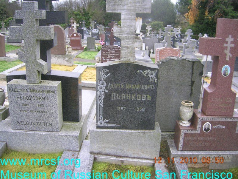Grave/tombstone of PIANKOFF Андрей Михайлович