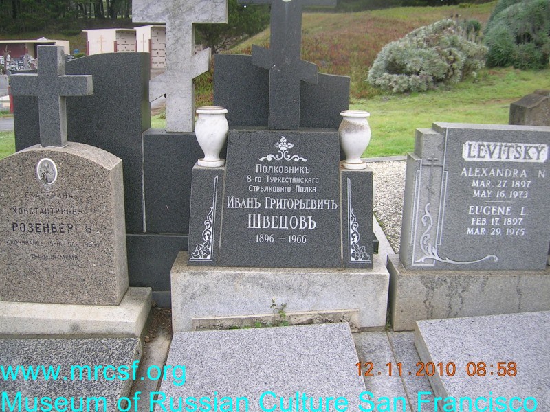 Grave/tombstone of SHVETSOFF Иван Григорьевич