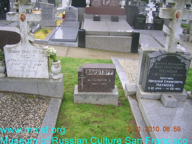 Могила/надгробие БАКУТОВ Александр Л.