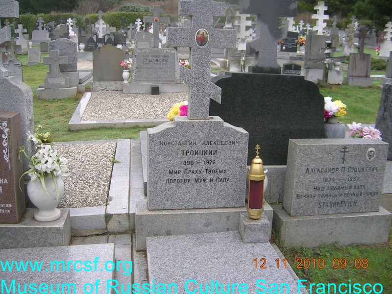Grave/tombstone of TROICKY K.