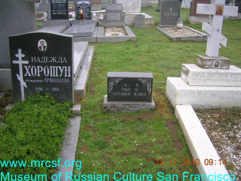 Grave/tombstone of PAVLEV Martian