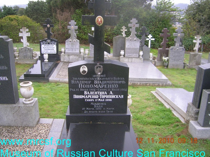 Grave/tombstone of PONOMARENKO Валентина А.