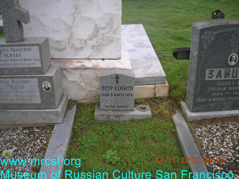 Grave/tombstone of SOHIEFF Петр