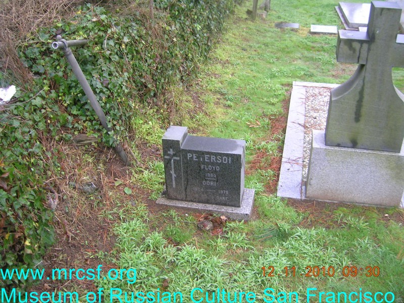 Grave/tombstone of PETERSON Dori