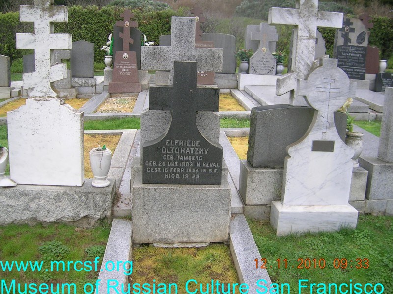 Grave/tombstone of POLTORATZKY Elfriede