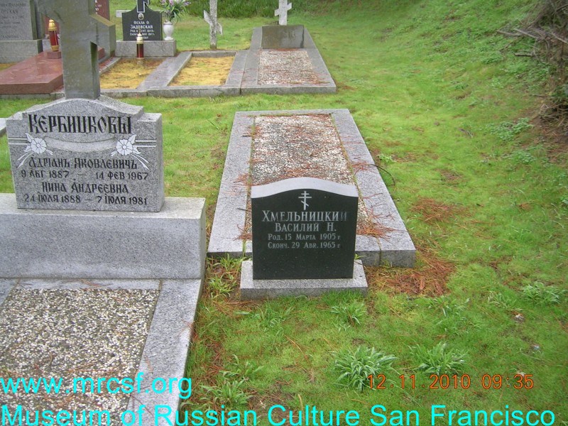 Grave/tombstone of HMELNITSKY Василий Н.