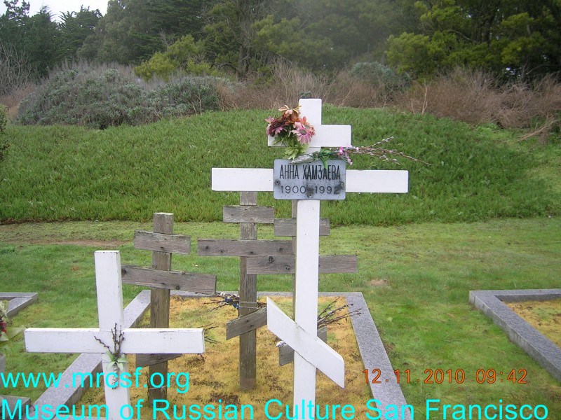 Grave/tombstone of HAMZAEFF Анна