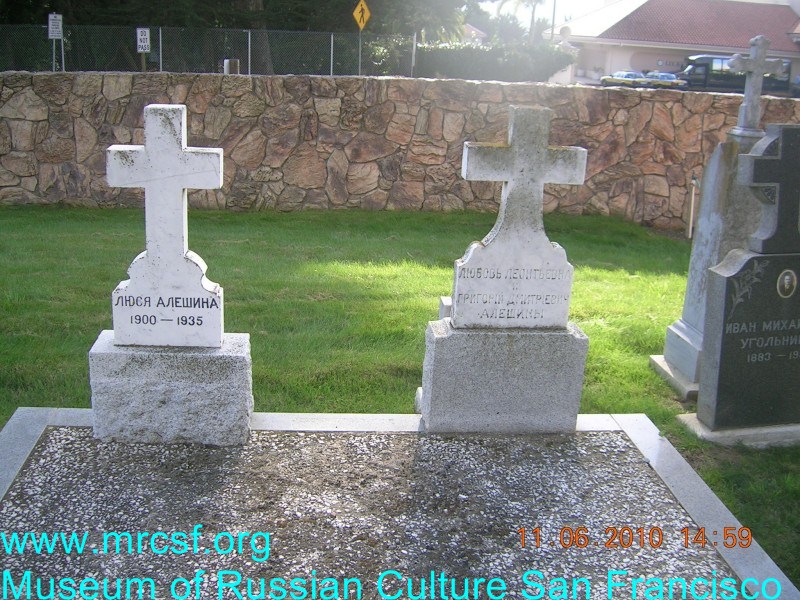 Могила/надгробие АЛЕШИН Григорий Дмитриевич