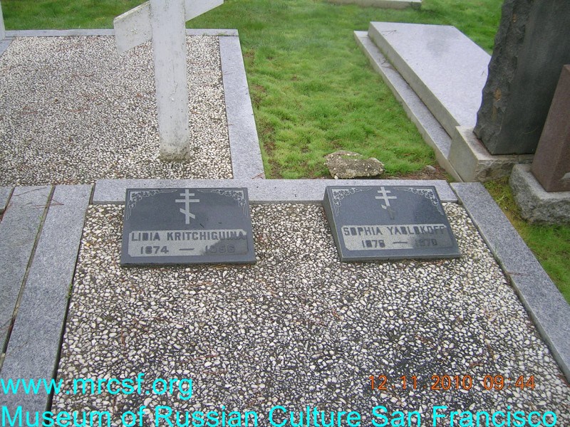 Grave/tombstone of YABLOKOFF София