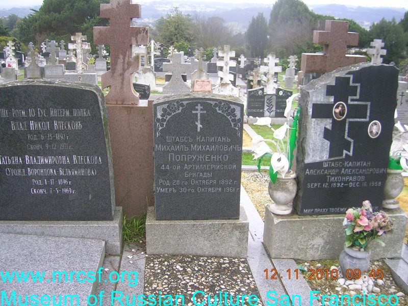 Grave/tombstone of POPRUZHENKO Михаил Михайлович