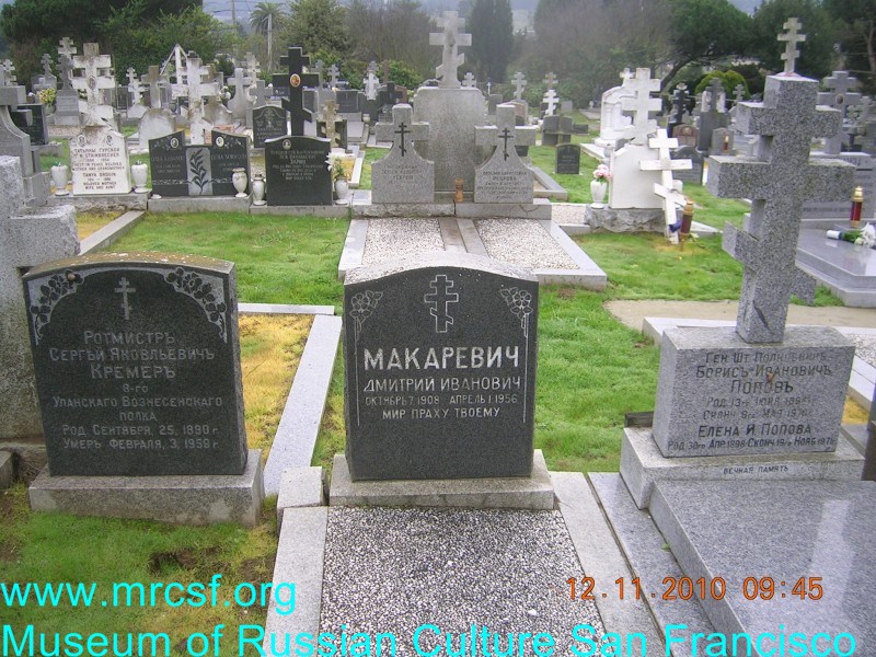 Grave/tombstone of MAKAREVITCH Дмитрий Иванович