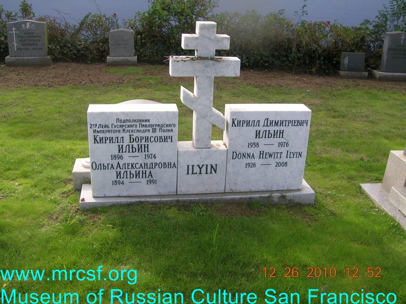 Grave/tombstone of ILYIN Кирилл Димитриевич