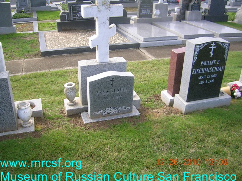 Grave/tombstone of KUSHEL Анна