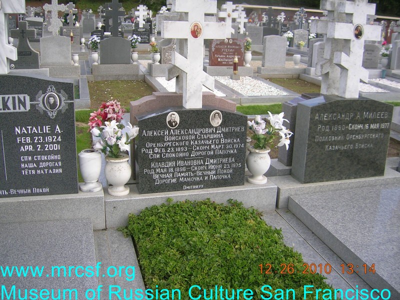 Grave/tombstone of DMITRIEFF Алексей Александрович