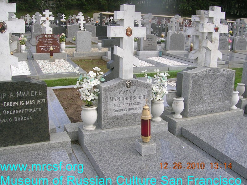 Grave/tombstone of MARTSINKOVSKY Марк М.