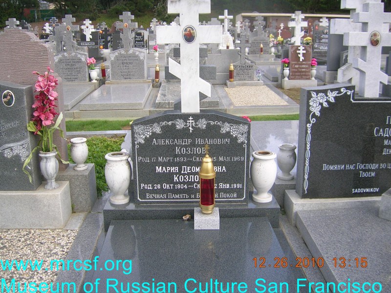 Grave/tombstone of KOZLOV Александр Иванович