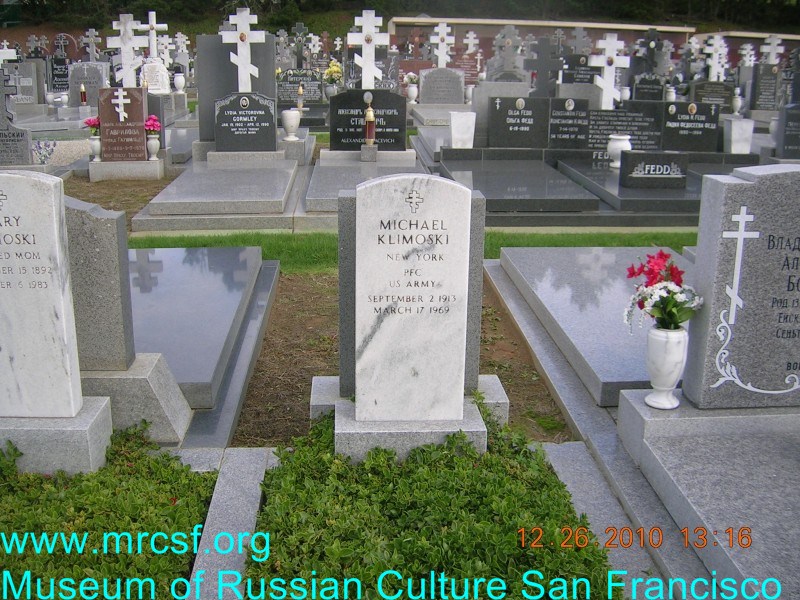 Grave/tombstone of KLIMOSKI Михаил