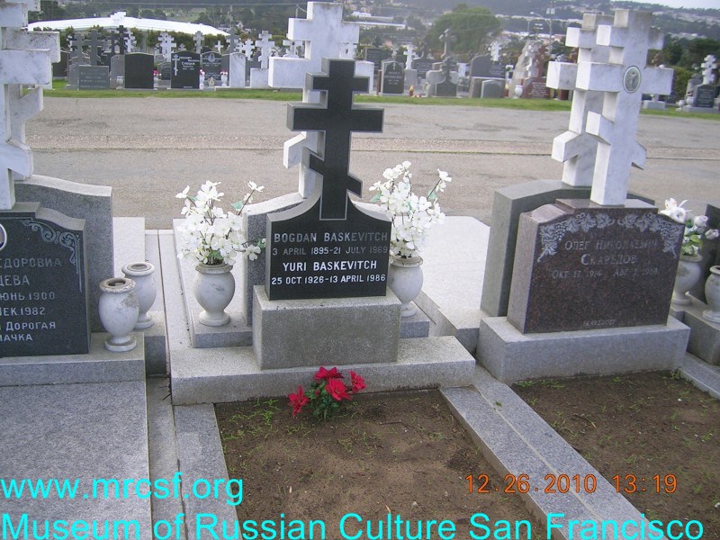 Grave/tombstone of BASKEVITCH Богдан