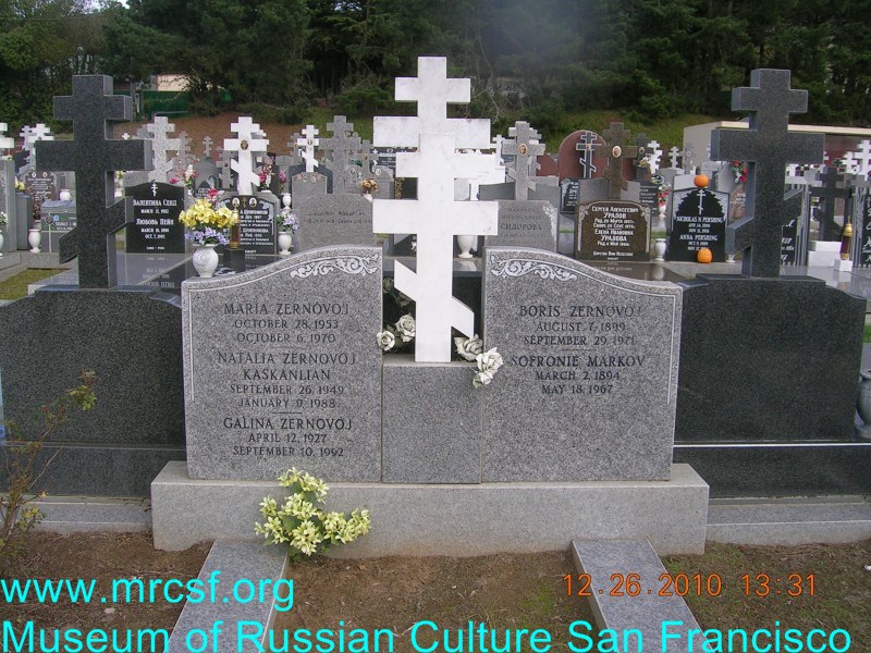 Grave/tombstone of ZERNOVOJ Галина